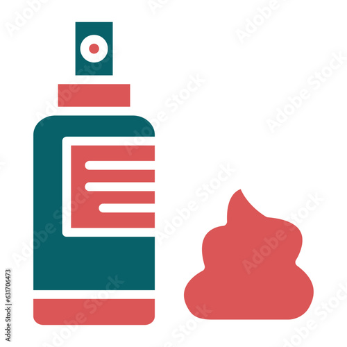 Vector Design Barber Foam Icon Style