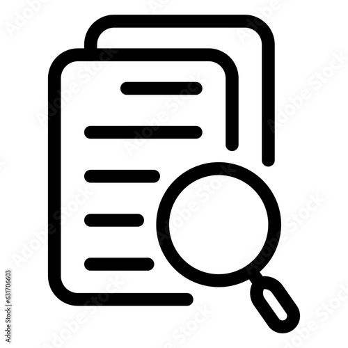 Documents search icon