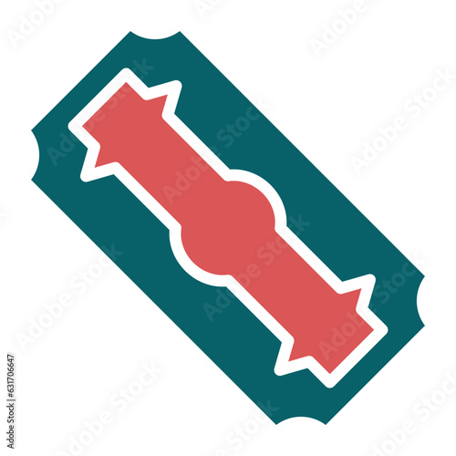 Vector Design Razor Blade Icon Style