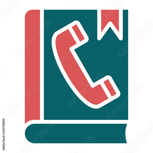 Vector Design Phonebook Icon Style