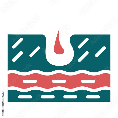 Vector Design Skin Hair Icon Style