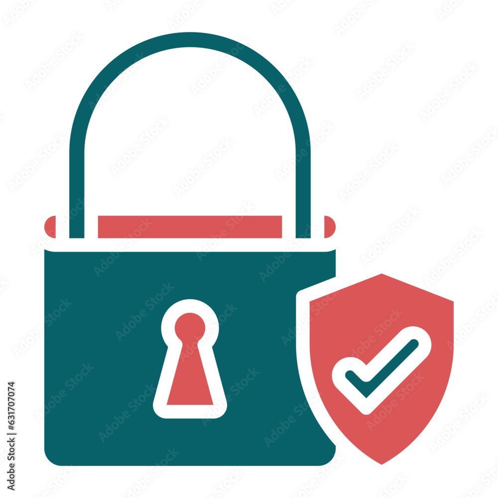 Vector Design Padlock Icon Style Vector Design Padlock Icon Style