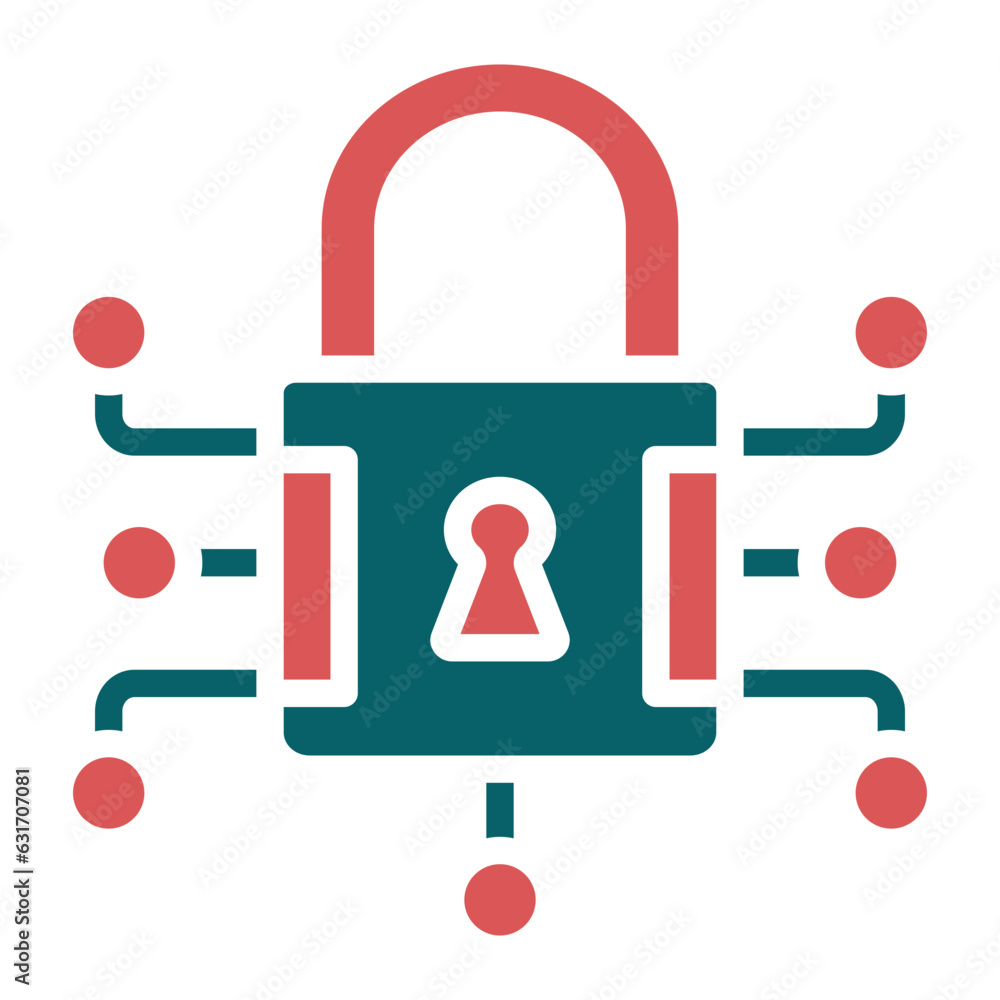 Vector Design Data Encryption Icon Style Vector Design Data Encryption Icon Style