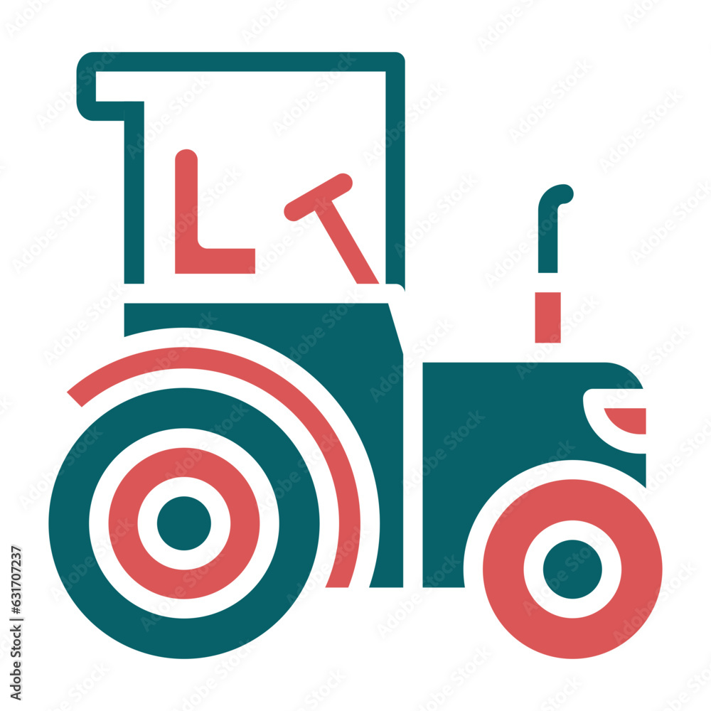 Vector Design Tractor Icon Style Vector Design Tractor Icon Style