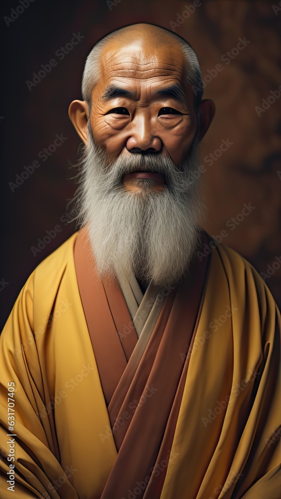 Naklejka premium Monaco buddista