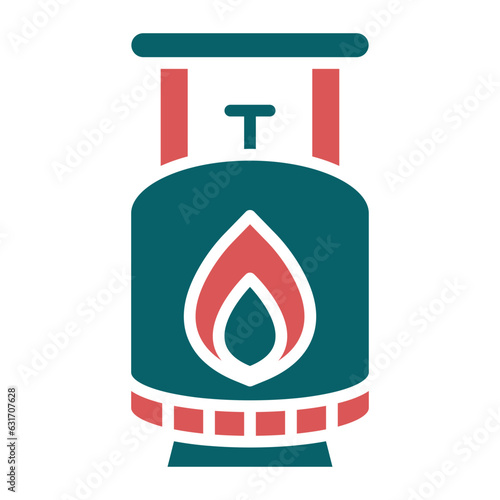 Vector Design Gas Cylinders Icon Style