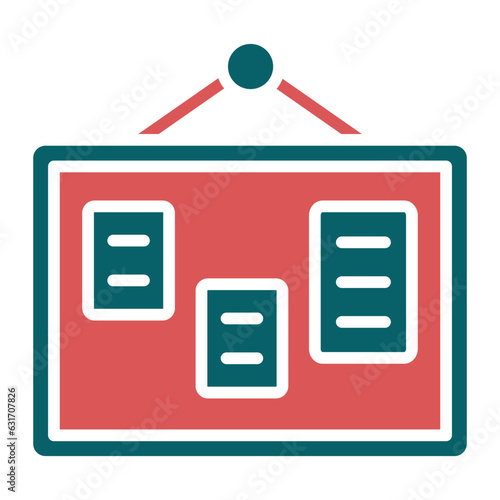 Vector Design Pinboard Icon Style