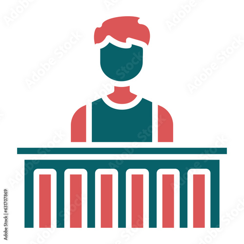 Vector Design Witness Icon Style
