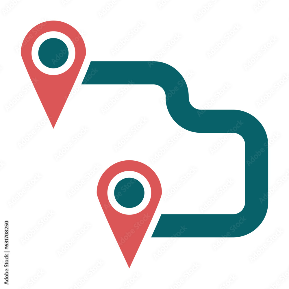 Vector Design Destination Icon Style Vector Design Destination Icon Style