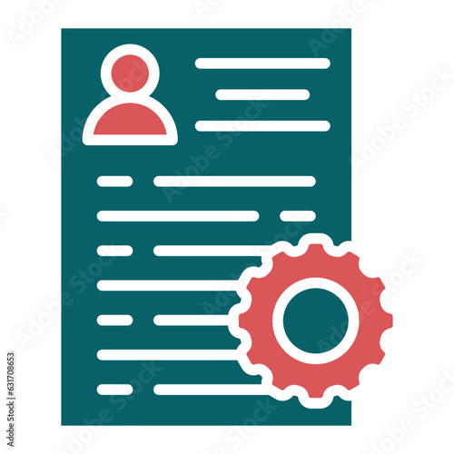 Vector Design Applicants Management Icon Style