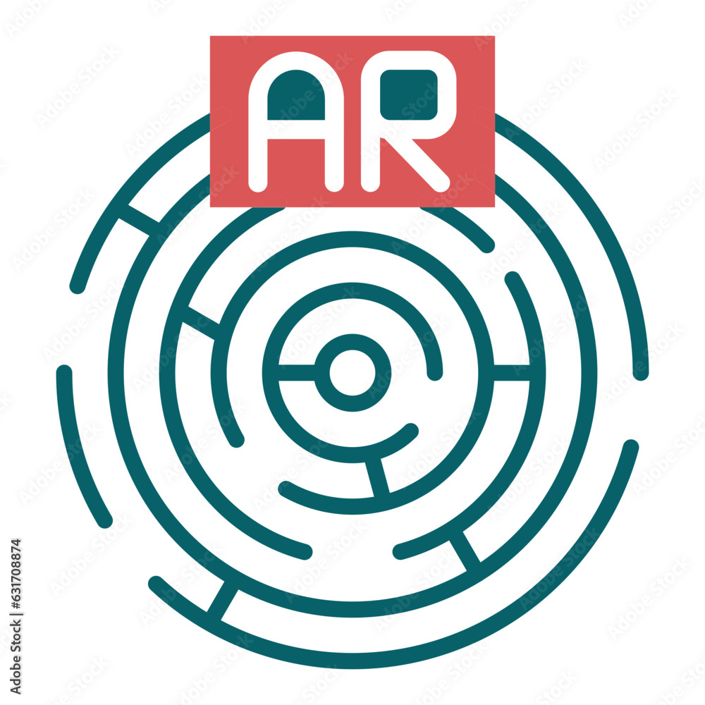 Vector Design Ar Maze Icon Style Vector Design Ar Maze Icon Style
