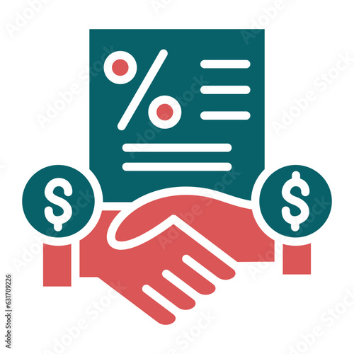 Vector Design Down Payment Icon Style