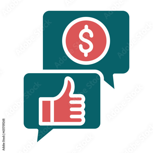 Vector Design Haggling Icon Style