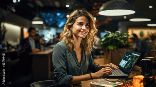 Woman working in office