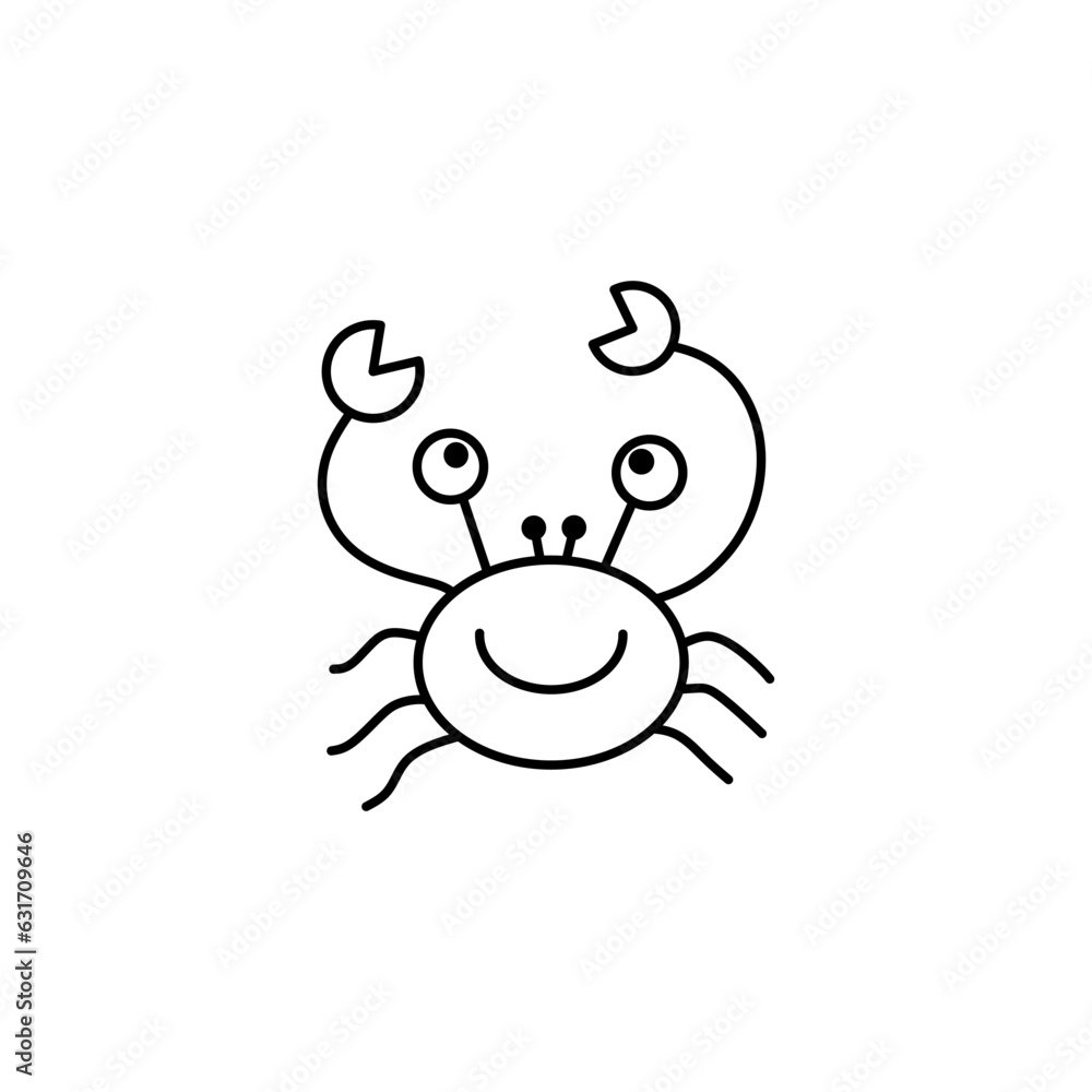 crab cartoon vector crab cartoon vector