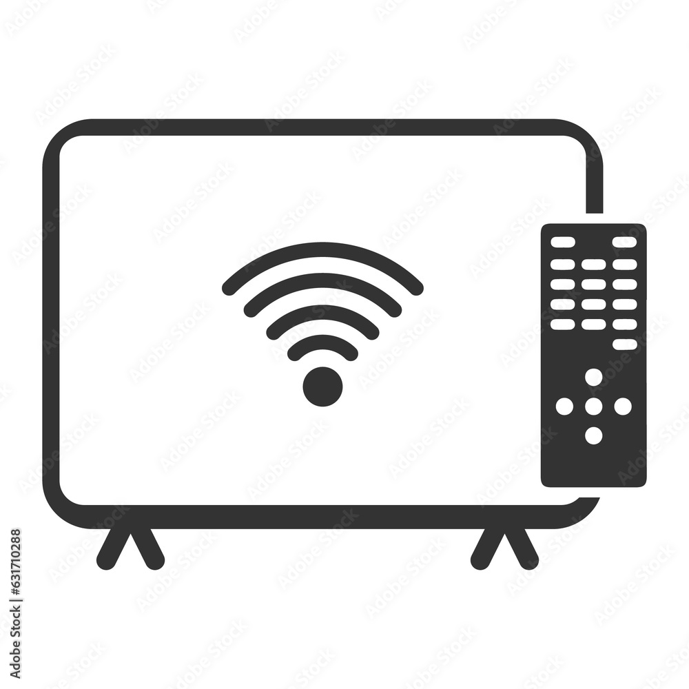 Vector illustration of smart tv icon in dark color and transparent background(PNG). Vector illustration of smart tv icon in dark color and transparent background(PNG).