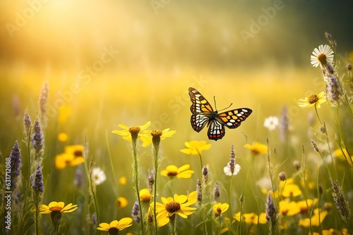 butterfly on the meadow © zooriii arts