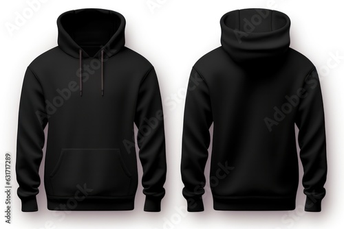 Set of hoodie isolated