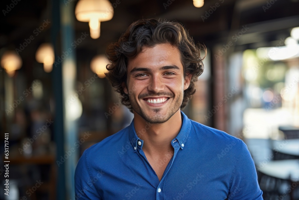 Fototapeta premium Business man smiling