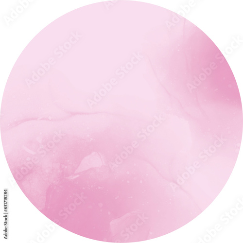 Pastel abstract alcohol ink circle background