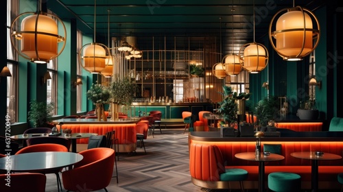 Modern restaurant interior