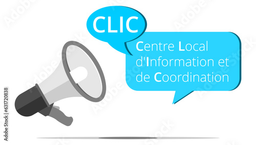 Mégaphone CLIC - Centre Local d'information et de Coordination