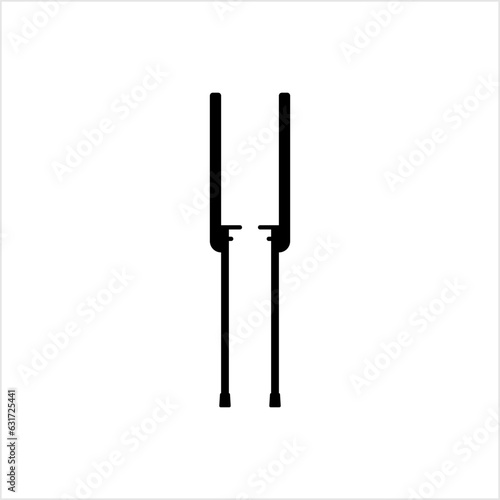 Stilts Icon, Pair Of Poles, Posts, Pillars Icon