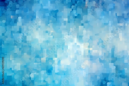 Abstract blue mosaic background