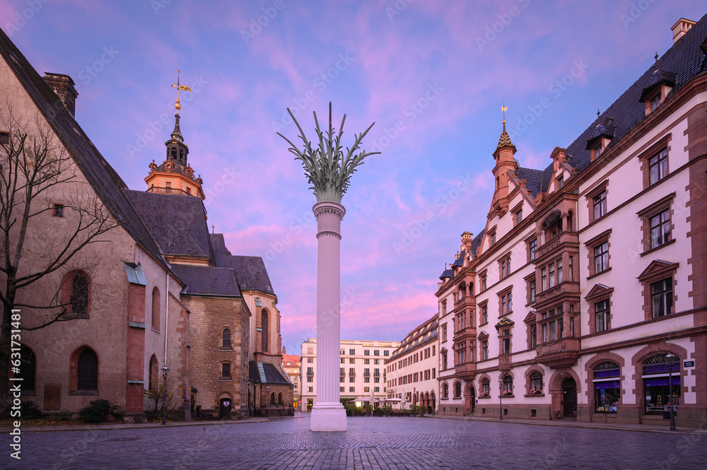 The so called Nikolaihof of Leipzig, Germany
