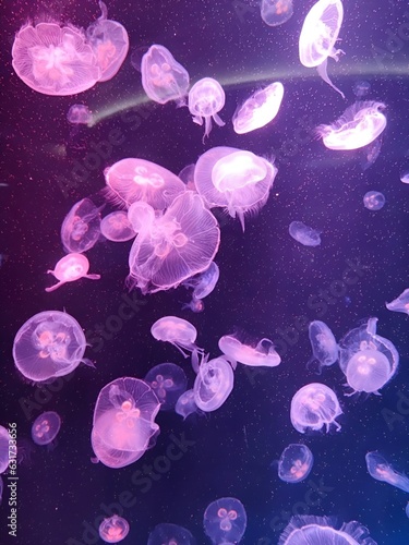 pink jelly fish