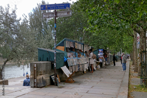 Photography Book kiosks along the Seine in Paris
