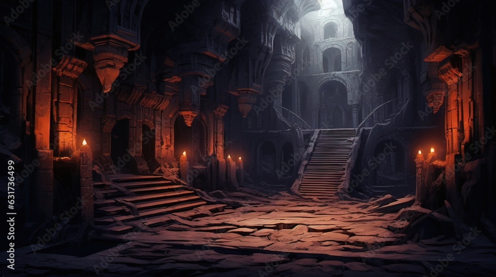 Fairy tale fairy castle. AI generated art illustration. Fairy tale fairy castle. AI generated art illustration.