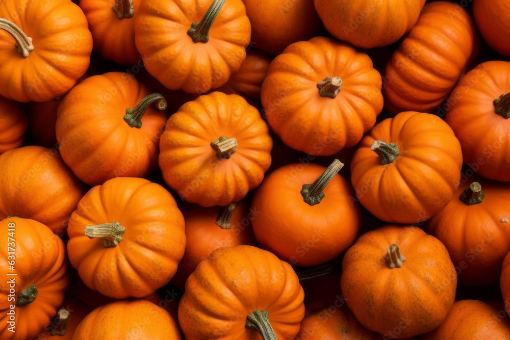 Pumpkins as a harvest background. Halloween concept. Background with selective focus and copy space Pumpkins as a harvest background. Halloween concept. Background with selective focus and copy space