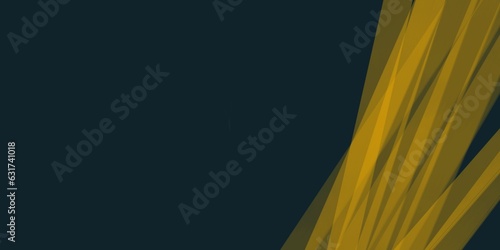 dark blue background with a yellow slanted stroke object on the right