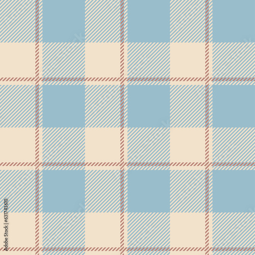 Checkered textile seamless pink pattern. Vector tartan plaid graphic background.