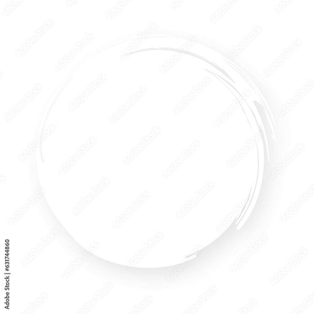 White round circle frame on transparent background White round circle frame on transparent background