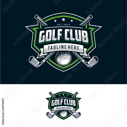 Golf logo template design for golf club