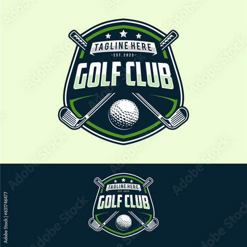 Golf logo template design for golf club