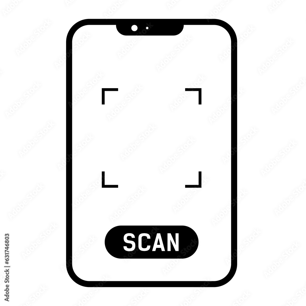 Scan me qr code on transparent background Scan me qr code on transparent background