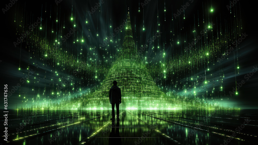 Digital Matrix: Green Code Unveiled. Generative AI Digital Matrix: Green Code Unveiled. Generative AI