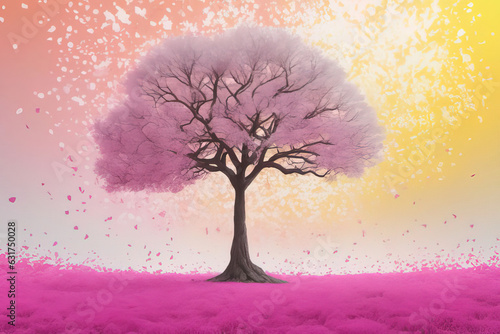 tree with pink flowers © Shubham