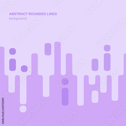 Abstract light purple Rounded Lines. Vector Background Illustration © Victoria