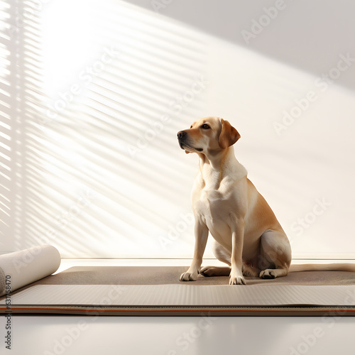 yoga mat dog, pet,dog