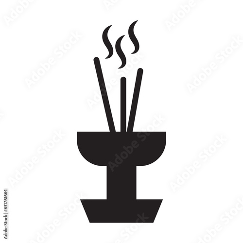 incense icon vector