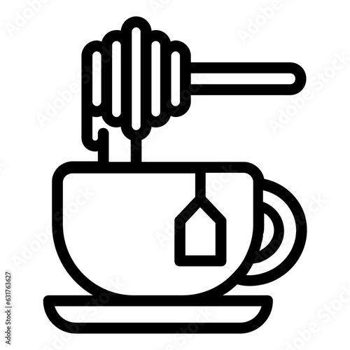 tea honey icon