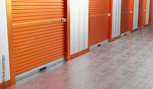 Warehouse space. Corridor w...