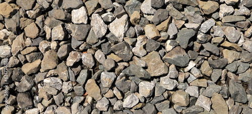Fotografie gray gravel as a background
