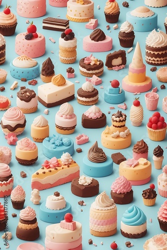 Vector illustration of a seamless floral pattern with cute birds in spring for Wedding, anniversary, birthday and party. Design for banner, poster, card, invitation and scrapbook