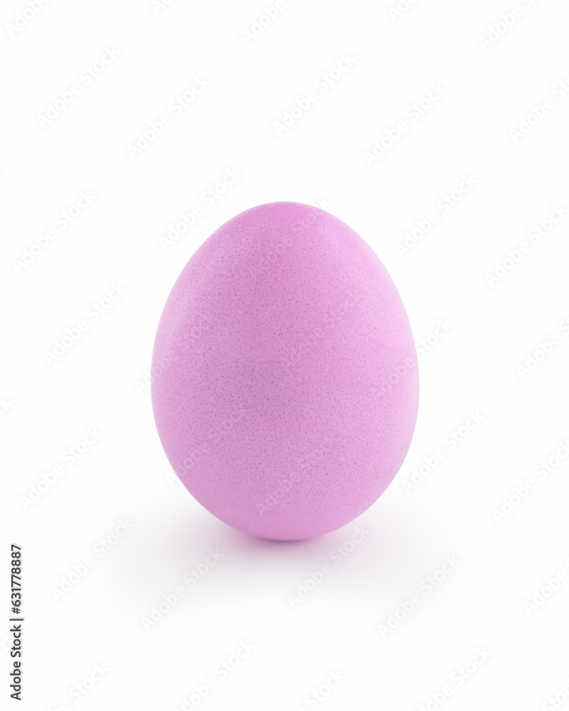 magenta easter egg isolated on white background magenta easter egg isolated on white background