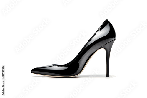 Elegant high heel shoe or stiletto. Vector illustration design.